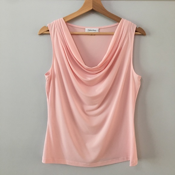 SOLD! Calvin Klein Womens Drape Pullover Blouse - Picture 2 of 7